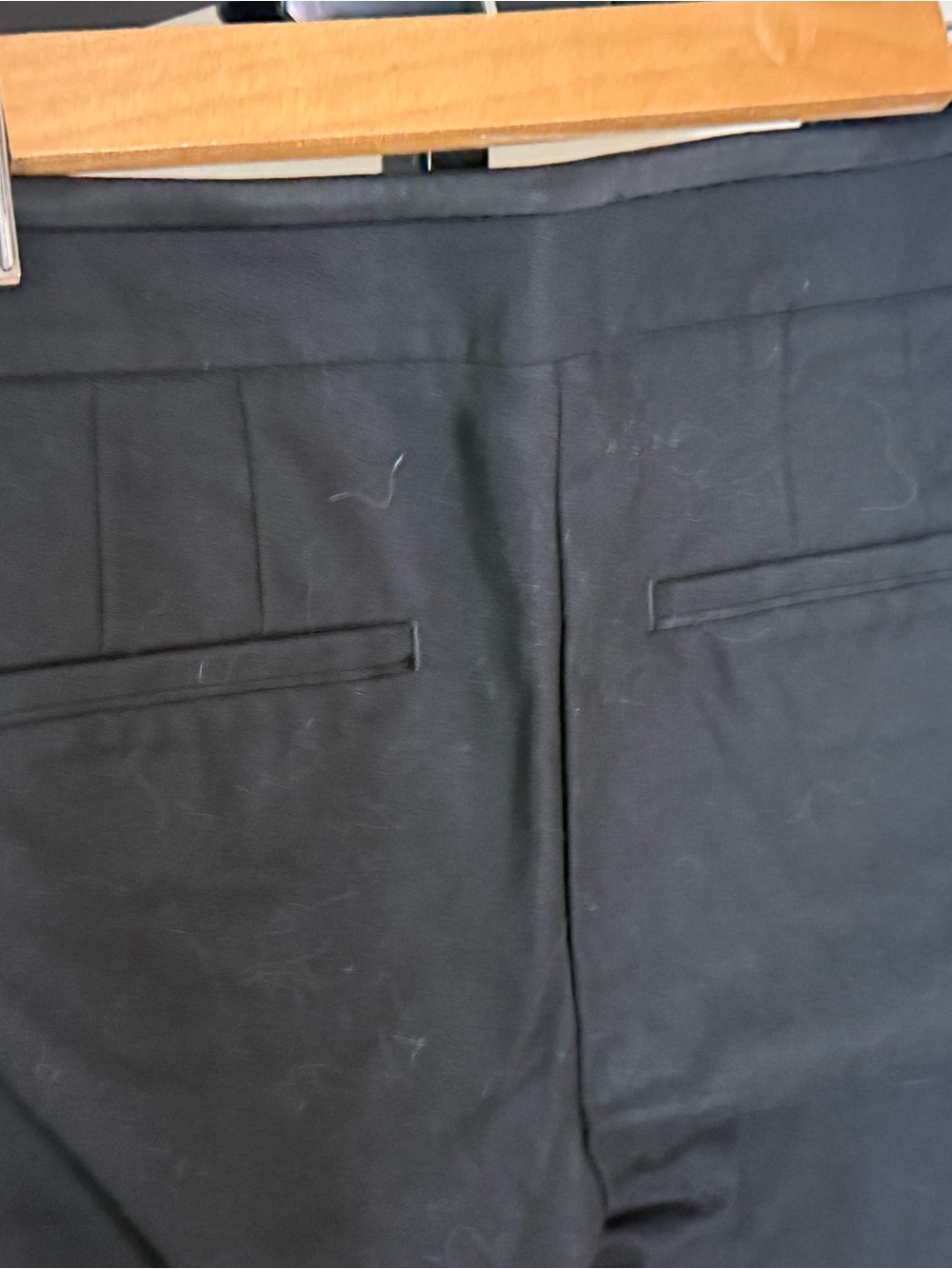 White House Black Market Perfect Form Slim Leg Ankle Pants Black Size 4R - Picture 5 of 8